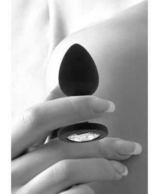 Silicone Butt Plug with Removable Jewel