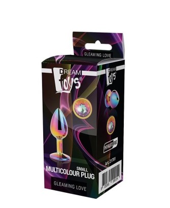 GLEAMING LOVE MULTICOLOUR - Korek Analny z Kryształkiem