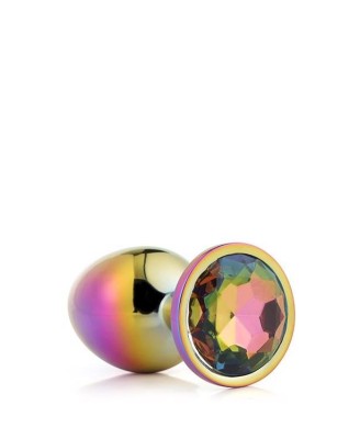 GLEAMING LOVE MULTICOLOUR - Korek Analny z Kryształkiem