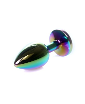 Jewellery Multicolour PLUG - Metalowy Korek Analny z Kryształkiem