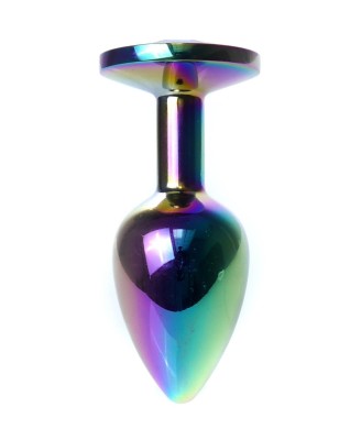 Jewellery Multicolour PLUG - Metalowy Korek Analny z Kryształkiem