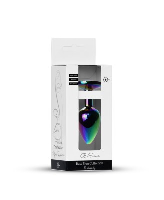 Jewellery Multicolour PLUG - Metalowy Korek Analny z Kryształkiem