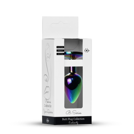 Jewellery Multicolour PLUG - Metalowy Korek Analny z Kryształkiem