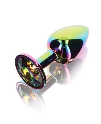 Twilight Booty Jewel Multicolor - Korek Analny z Kryształkiem - S