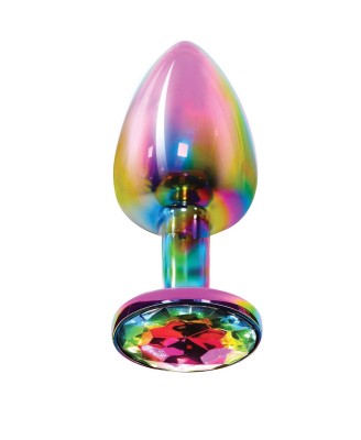 Twilight Booty Jewel Multicolor - Korek Analny z Kryształkiem - S