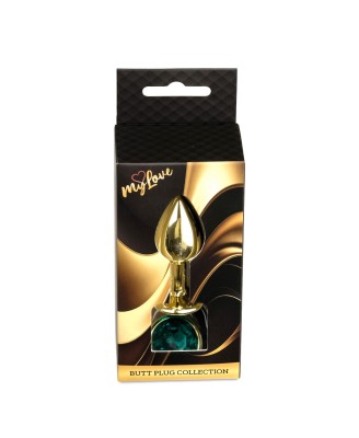 MyLove Toys - Jewellery Gold PLUG- Green