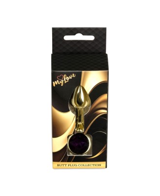 MyLove Toys - Jewellery Gold PLUG- Purple