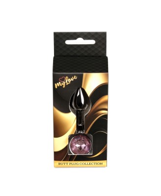 MyLove Toys - Jewellery Dark Silver PLUG- Rose