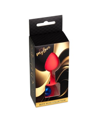 MyLove Toys - Jewellery Red Silicone PLUG Medium
