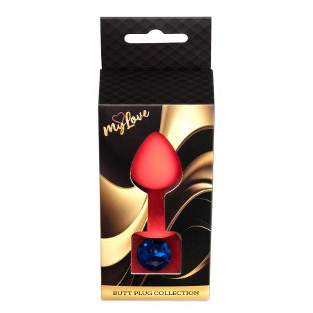 MyLove Toys - Jewellery Red Silicone PLUG Medium