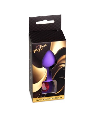 MyLove Toys - Jewellery Purple Silicone PLUG Medium