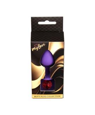 MyLove Toys - Jewellery Purple Silicone PLUG Medium