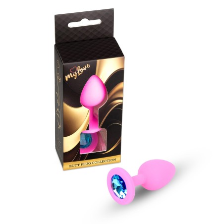 MyLove Toys - Jewellery Pink Silicone PLUG Medium
