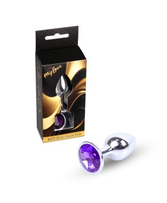 MyLove Toys - Jewellery Silver PLUG- Purple