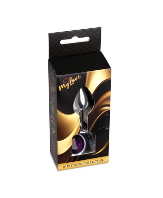 MyLove Toys - Jewellery Silver PLUG- Purple