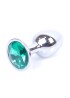 MyLove Toys - Jewellery Silver PLUG- Green