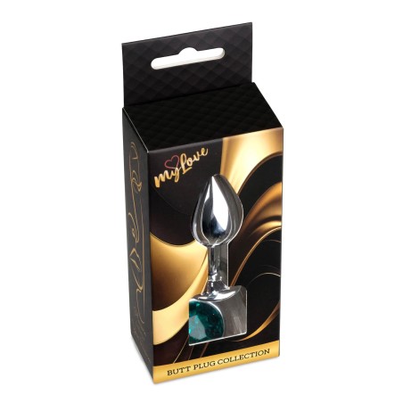 MyLove Toys - Jewellery Silver PLUG- Green