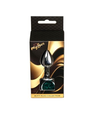 MyLove Toys - Jewellery Silver PLUG- Green