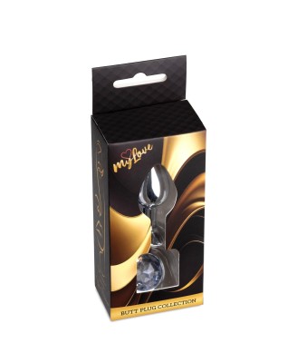 MyLove Toys - Jewellery Silver PLUG- Clear
