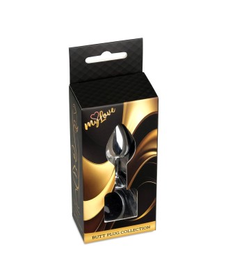 MyLove Toys - Jewellery Silver PLUG- Black
