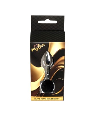 MyLove Toys - Jewellery Silver PLUG- Black