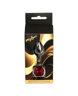 MyLove Toys - Jewellery Silver PLUG- Red