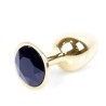 Plug-Jewellery Gold PLUG- Black