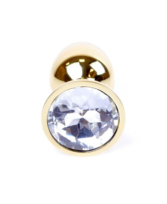 Plug-Jewellery Gold PLUG- Clear