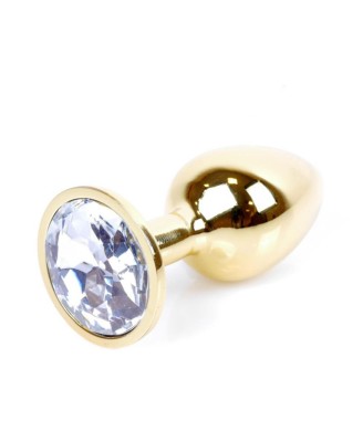 Plug-Jewellery Gold PLUG- Clear