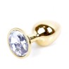 Plug-Jewellery Gold PLUG- Clear