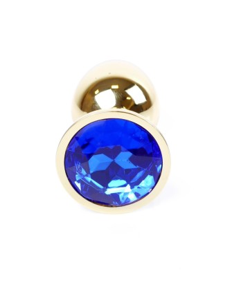 Plug-Jewellery Gold PLUG- Dark Blue