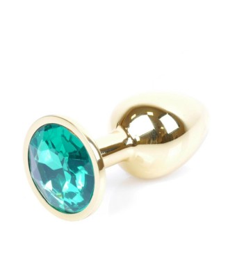 Plug-Jewellery Gold PLUG- Green