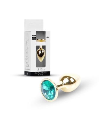 Plug-Jewellery Gold PLUG- Green