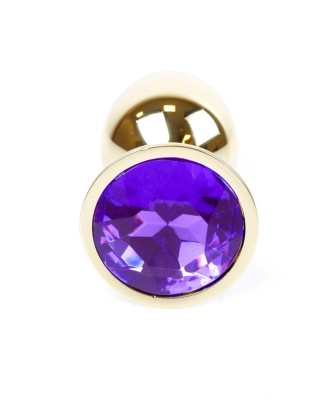 Plug-Jewellery Gold PLUG- Purple