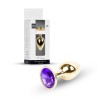 Plug-Jewellery Gold PLUG- Purple