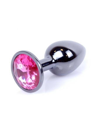 Plug-Jewellery Dark Silver PLUG- Pink