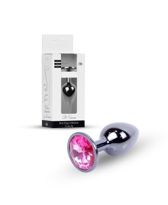 Plug-Jewellery Dark Silver PLUG- Pink