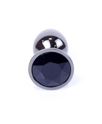 Plug-Jewellery Dark Silver PLUG- Black