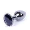 Plug-Jewellery Dark Silver PLUG- Black
