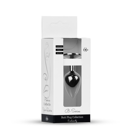 Plug-Jewellery Dark Silver PLUG- Light Blue