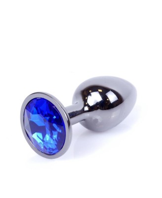 Plug-Jewellery Dark Silver PLUG- Dark Blue