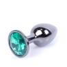 Plug-Jewellery Dark Silver PLUG- Green