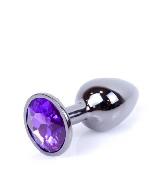 Plug-Jewellery Dark Silver PLUG- Purple