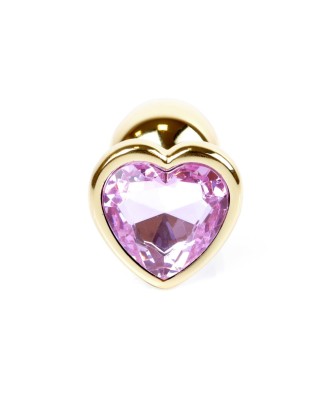 Plug-Jewellery Gold  Heart PLUG- Rose