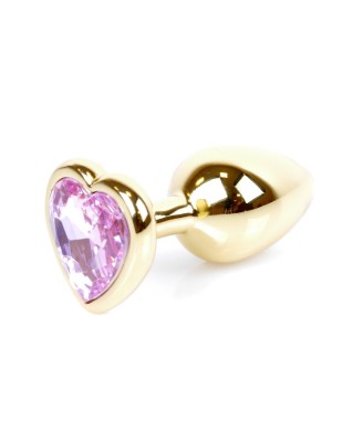 Plug-Jewellery Gold  Heart PLUG- Rose