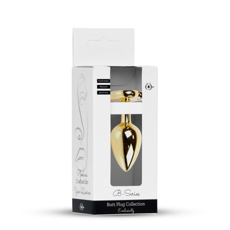 Plug-Jewellery Gold  Heart PLUG- Green