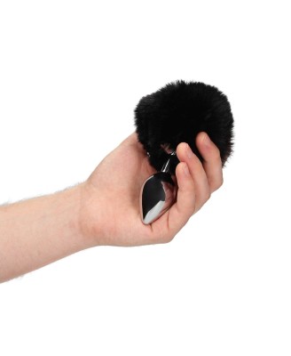 Bunny Tail with Metal Butt Plug