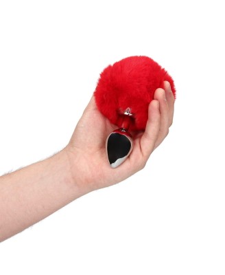 Bunny Tail with Metal Butt Plug