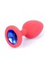 MyLove Toys - Jewellery Red Silicone PLUG Small