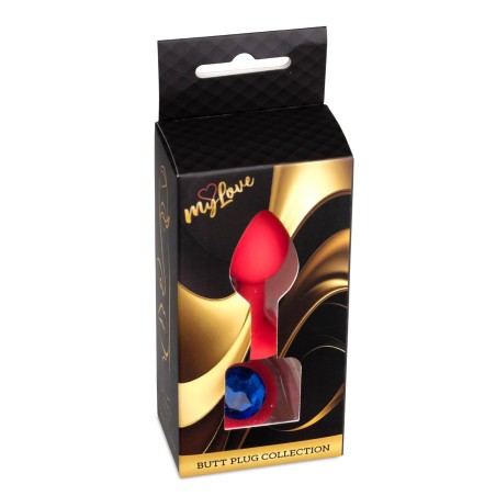 MyLove Toys - Jewellery Red Silicone PLUG Small